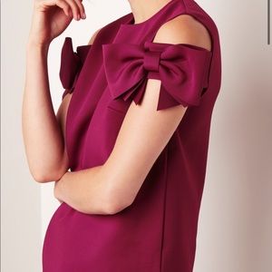 Ted Baker Mendoll cold shoulder Bow Sleeve